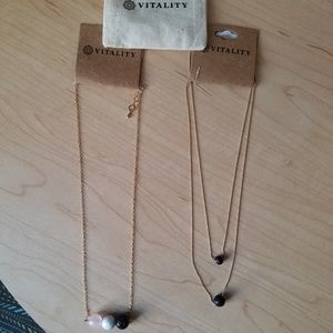 Diffuser volcano lava rock necklaces